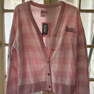 Barbie Movie Hot Topic Cardigan Womens Medium